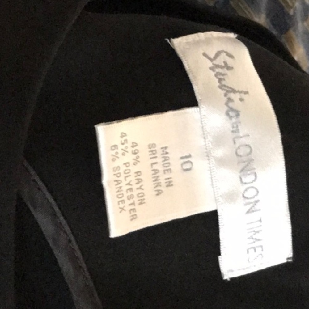 Studio by London Times Black Dress Size 10 | beautiful little black dress - Picture 16 of 16